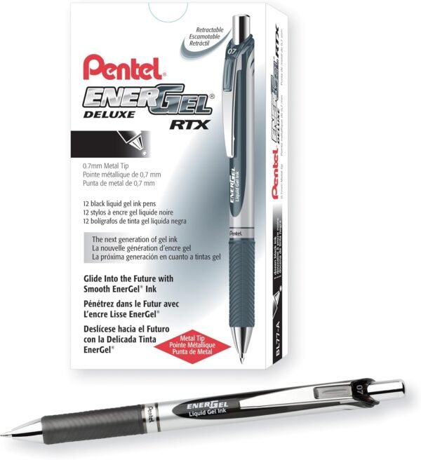 Pentel EnerGel Retractable Liquid Gel Pens